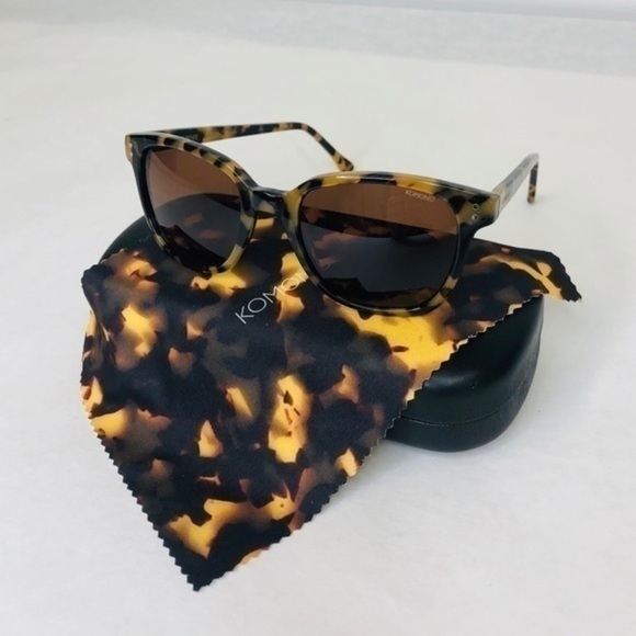 NEW KOMONO Sunglasses Renee Tortoise Demi brown NWT - Picture 7 of 13